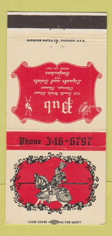 Matchbook Cover - Art's Grills Pub Chicago IL restaurant 30 Strike