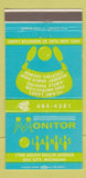 Matchbook Cover - Monitor Lanes Bowling Bay City MI 30 Strike