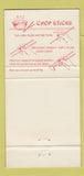 Matchbook Cover - Forbidden City Chinese Restaurant Saginaw MI 30 Strike