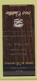 Matchbook Cover - 1968 Cadillac Medina OH Cal Wible 30 Strike