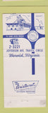 Matchbook Cover J Lester Booker Construction Equipment Little Rock AR 30 Strike