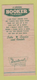 Matchbook Cover - Homer Weimer's Hickory Hill San Gabriel CA 30 Strike