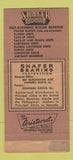 Matchbook Cover - Shaer Bearings Downers Grove IL 30 Strike