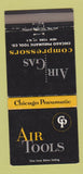 Matchbook Cover - Chicago Pneumatic Air Tools New York City WEAR 30 Strike
