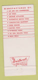 Matchbook Cover - Chicago Pneumatic Air Tools New York City WEAR 30 Strike