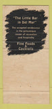 Matchbook Cover - Cantina La Tienda Del Mar CA 30 Strike