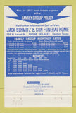 Matchbook Cover - Jack Schmitz Ambulance Service Denton TX 40 Strike