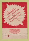 Matchbook Cover - Los Angeles County CA Tourism  40 Strike