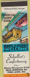 Matchbook Cover - Schallert's Confectinery Pine Lawn MO