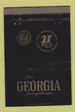 Matchbook Cover - Georgia Department of Tourism Atlanta GA WEAR 40 Strike
