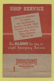 Matchbook Cover - Alamo Iron Works San Antonio Houston TX 40 Strike