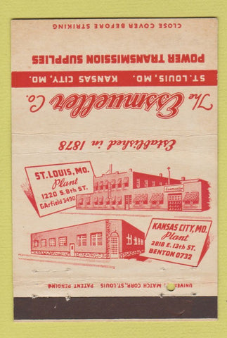 Matchbook Cover - Essmueller Power Transmission St Louis MO 40 Strike