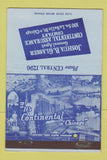 Matchbook Cover - Joshua Glasser Insurance Chicago IL 40 Strike