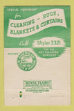 Matchbook Cover - Home Family Laundry Buffalo NY 40 Strike