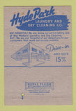 Matchbook Cover - Plaza Laundry Dry Cleaning Kansas City MO 40 Strike