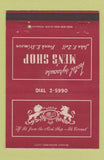Matchbook Cover - Hotel Syracuse Men's Shop NY 40 Strike