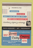 Matchbook Cover - Barnes Crosby Printing Plates Chicago IL 1959 40 Strike
