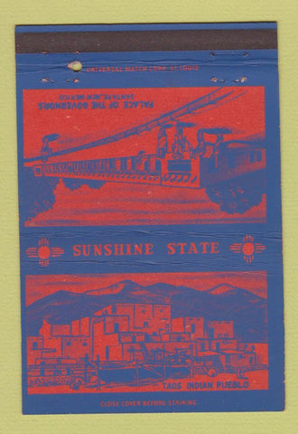 Matchbook Cover - Santa Fe New Mexico Tourism NM 40 Strike