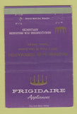 Matchbook Cover - Frigidaire Appliances Decatur GA WEAR 40 Strike
