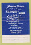 Matchbook Cover - Edgewater Beach Motor Lodge Drayton Plains MI 40 Strike