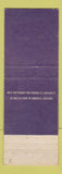Matchbook Cover - Brown Hotel Company Louisville Lexington KY