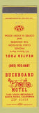 Matchbook Cover - Buckboard Motel Santa Maria CA