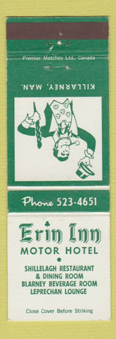 Matchbook Cover - Erin Inn Motor Hotel Killarney MB