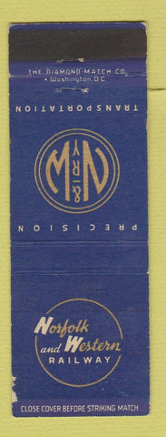 Matchbook Cover - Norfolk and Western Railroad