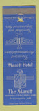 Matchbook Cover - Marott Hotel Indianapolis IN WORN