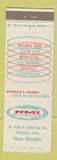 Matchbook Cover - National Motor Inn Waterloo IA
