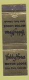 Matchbook Cover - Hobby Horse Motor Lodge Estes Park Colorado