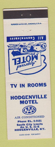 Matchbook Cover - Hodgenville Motel KY