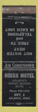 Matchbook Cover - Hoegh Motel Atlantic IA WEAR
