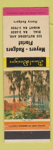 Matchbook Cover - Meyers Rodgers Florist flowers