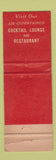Matchbook Cover - Hotel Plaza Washington DC WEAR
