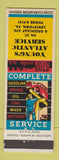 Matchbook Cover - Young's Atlantic oil gas Lewistown PA