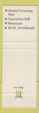 Matchbook Cover - Orvin Courts Charleston Columbia Greenville SC Charlotte NC