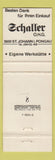 Matchbook Cover - Leder Schaller Pongau St Johann Austria