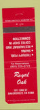 Matchbook Cover - Royal Oak Bakersfield CA WORN