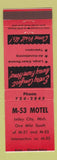 Matchbook Cover - M-53 Motel Imlay City MI