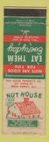 Matchbook Cover - Nut House Meats Perth Amboy NJ