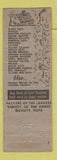 Matchbook Cover - Nut House Meats Perth Amboy NJ