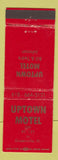 Matchbook Cover - Uptown Motel Greenville IL WEAR