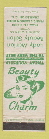 Matchbook Cover - Lady Marion Beauty Salon Charleston SC