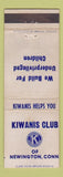 Matchbook Cover - Kiwanis Club Newington CT WEAR