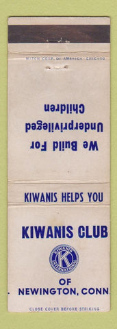 Matchbook Cover - Kiwanis Club Newington CT WEAR