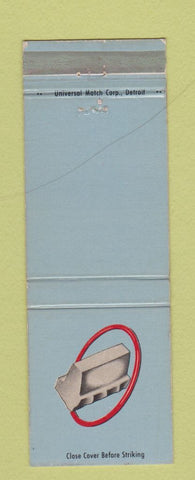Matchbook Cover - National Broach and Machine Detroit MI Red Ring Products