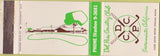 Matchbook Cover - Del Pasco Country Club Sacramento CA