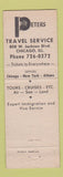Matchbook Cover - Direct Vending Greek Radio Oula Baba WEAW girlie Chicago IL