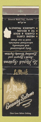 Matchbook Cover - La Marick Beauty Salons CHAIN GA NC SC AL VA TN FL